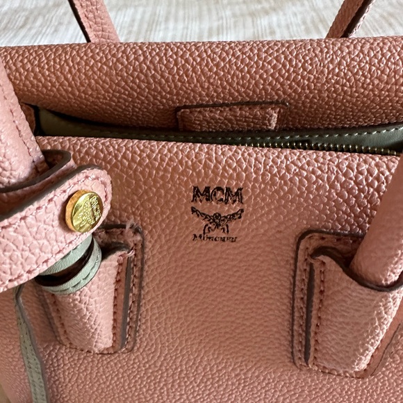 Pink MCM mini Milla bag - Picture 5 of 12